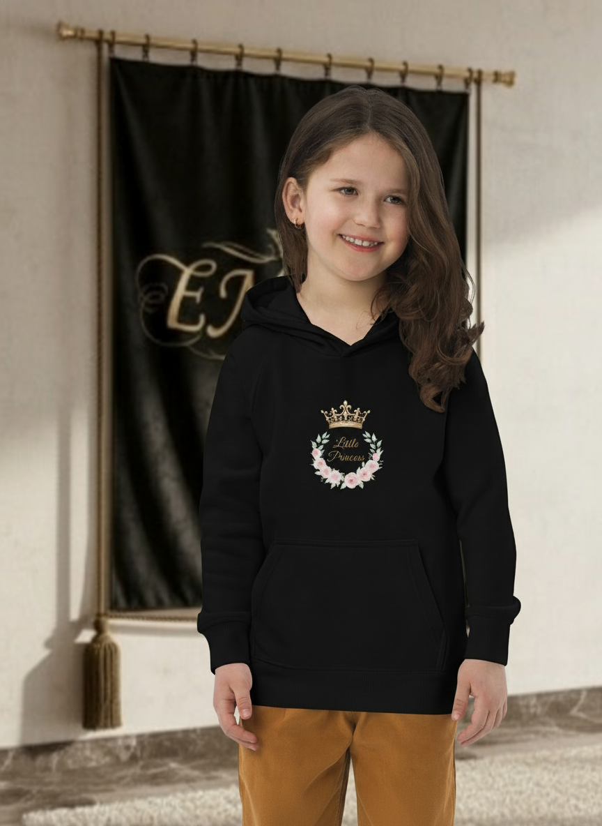 Hoodie enfant fille Little Princess EMPIRE - Vue de face