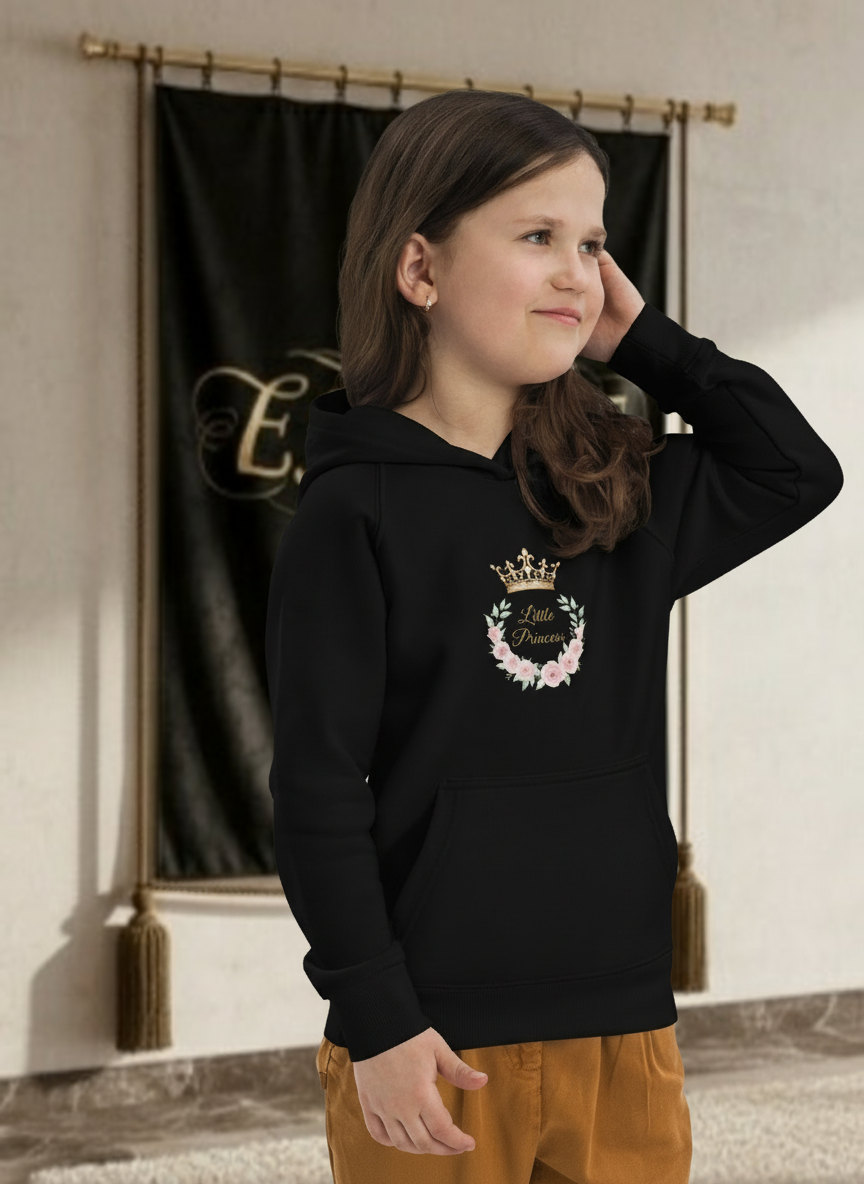 Hoodie enfant fille Little Princess EMPIRE - Vue de profil