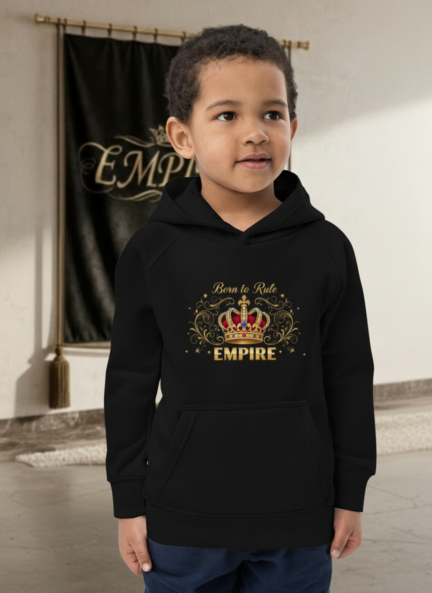 Hoodie enfant garçon Born to Rule EMPIRE - Vue de face