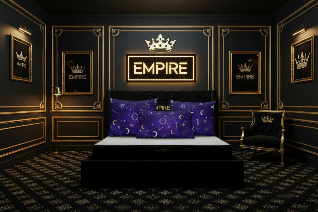Housses EMPIRE céleste verso - Empire Palace