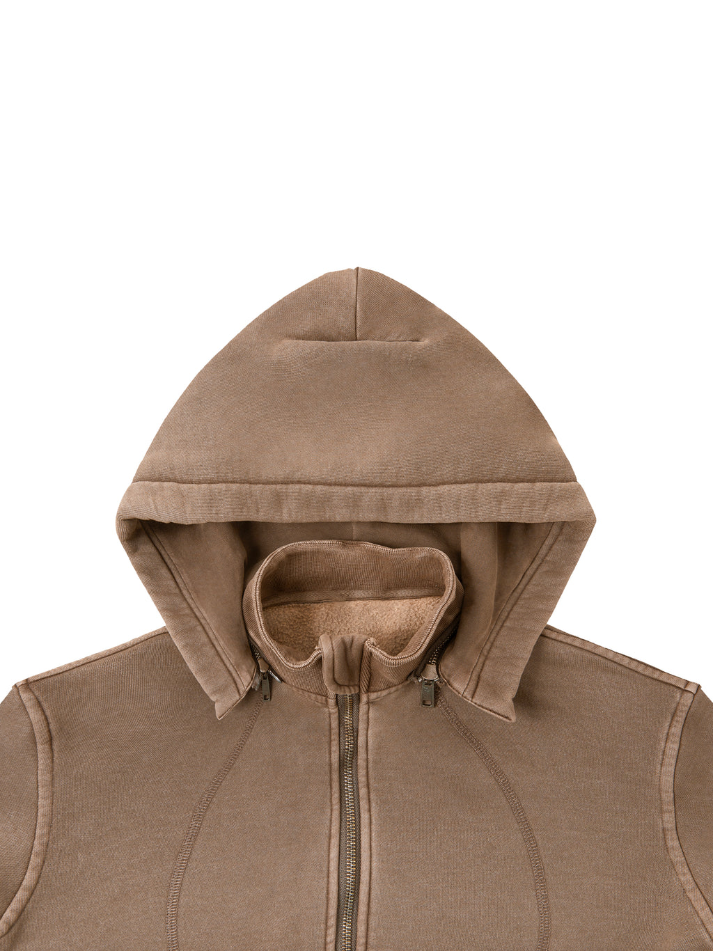 EMPIRE Vintage Washed Cropped Hoodie — Premium Women's Streetwear