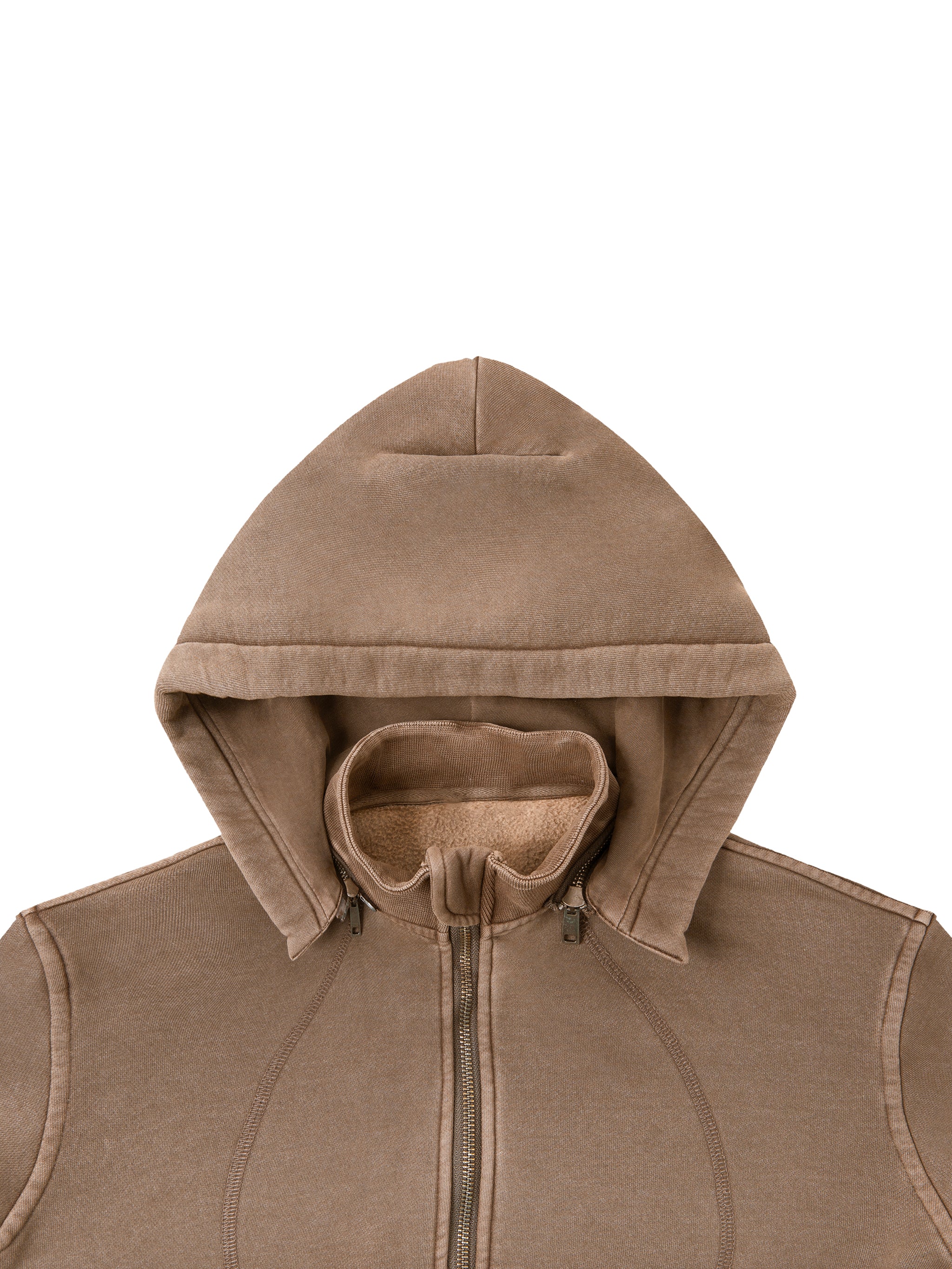 EMPIRE Vintage Washed Cropped Hoodie — Premium Women's Streetwear
