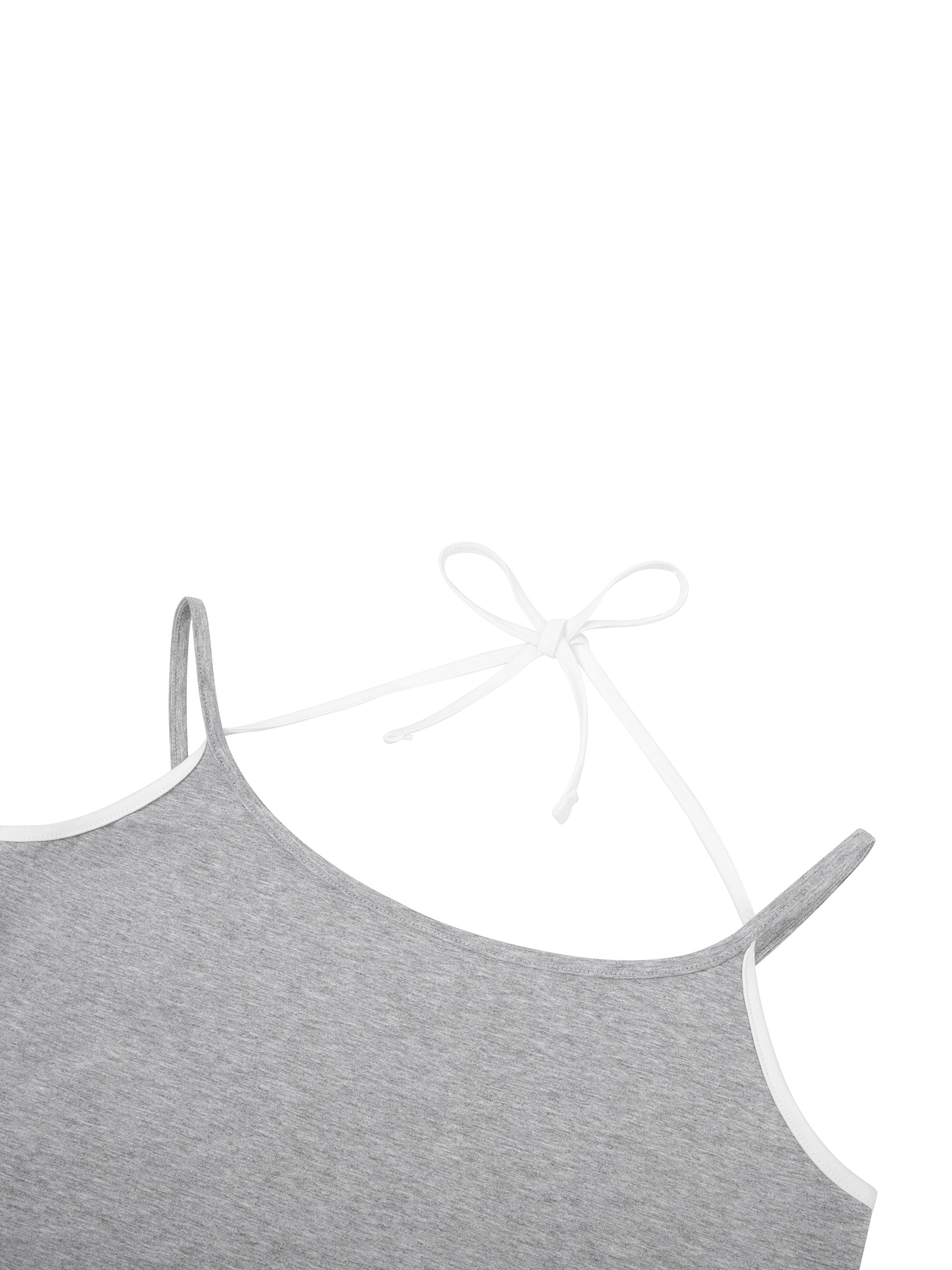 EMPIRE Contrast Binding Halter Tank Top — Premium Women's Activewear