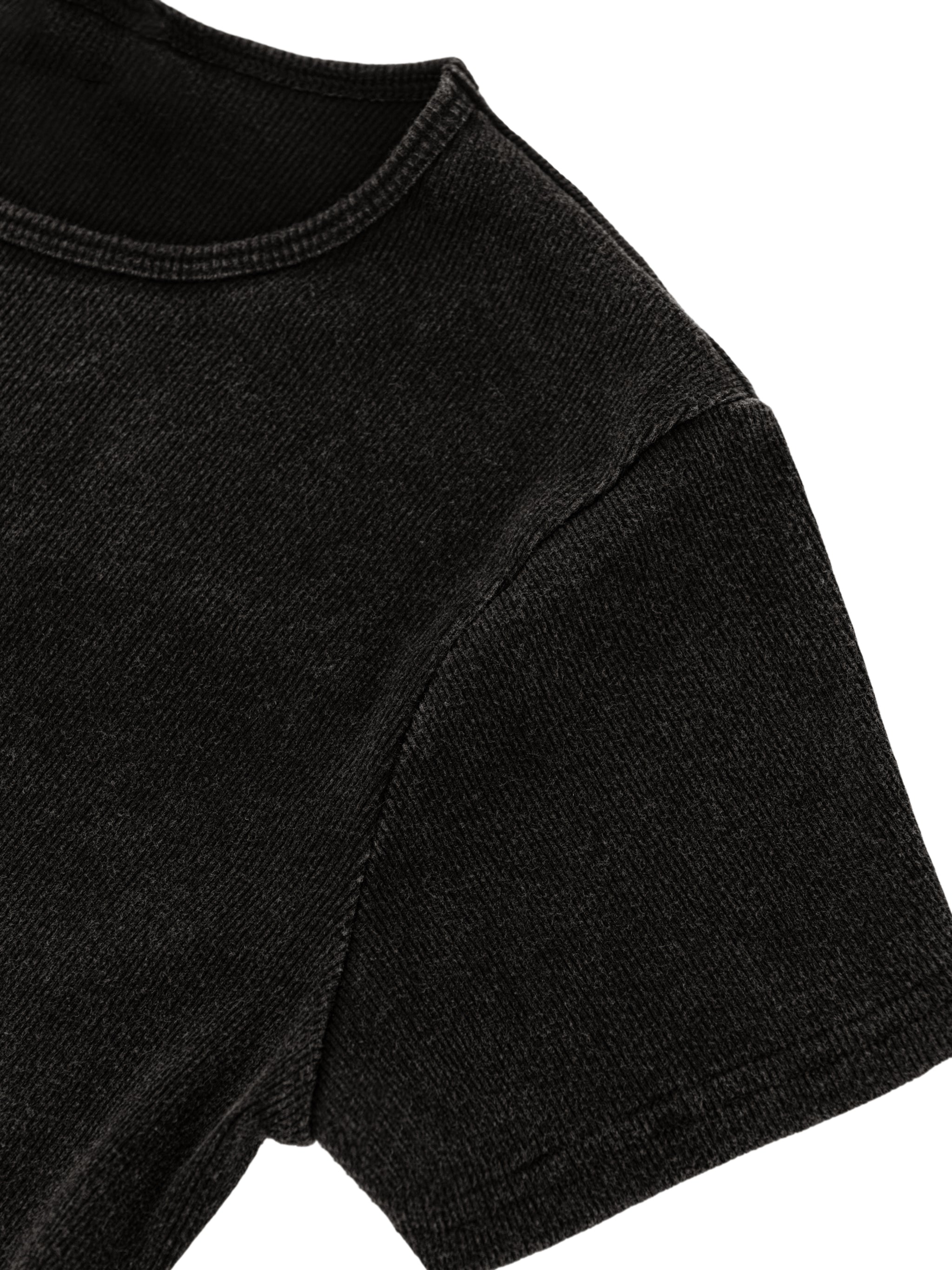 EMPIRE Mineral Wash Crewneck Bodysuit — Premium Women's Essentials