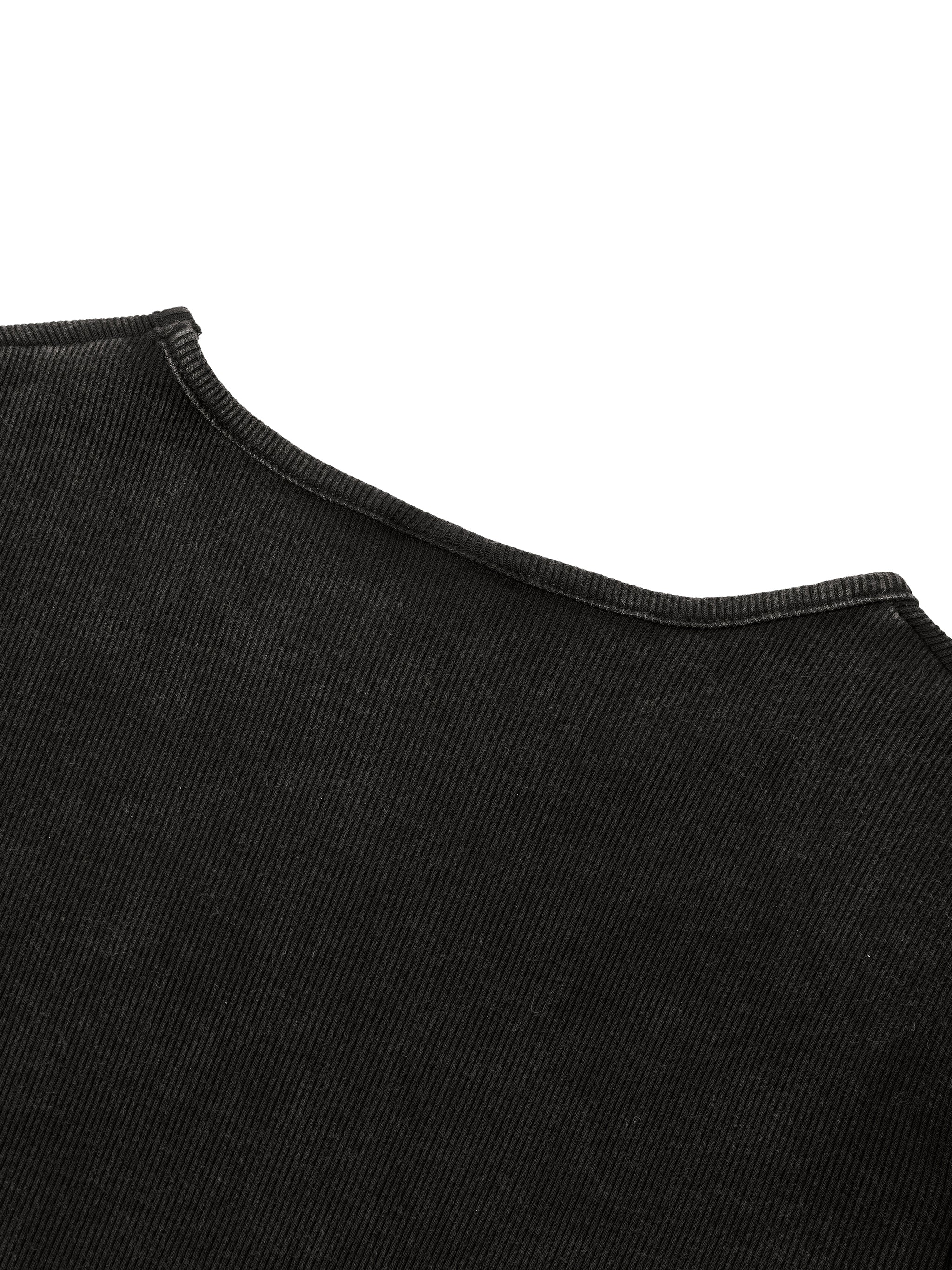 EMPIRE Mineral Wash Crewneck Bodysuit — Premium Women's Essentials