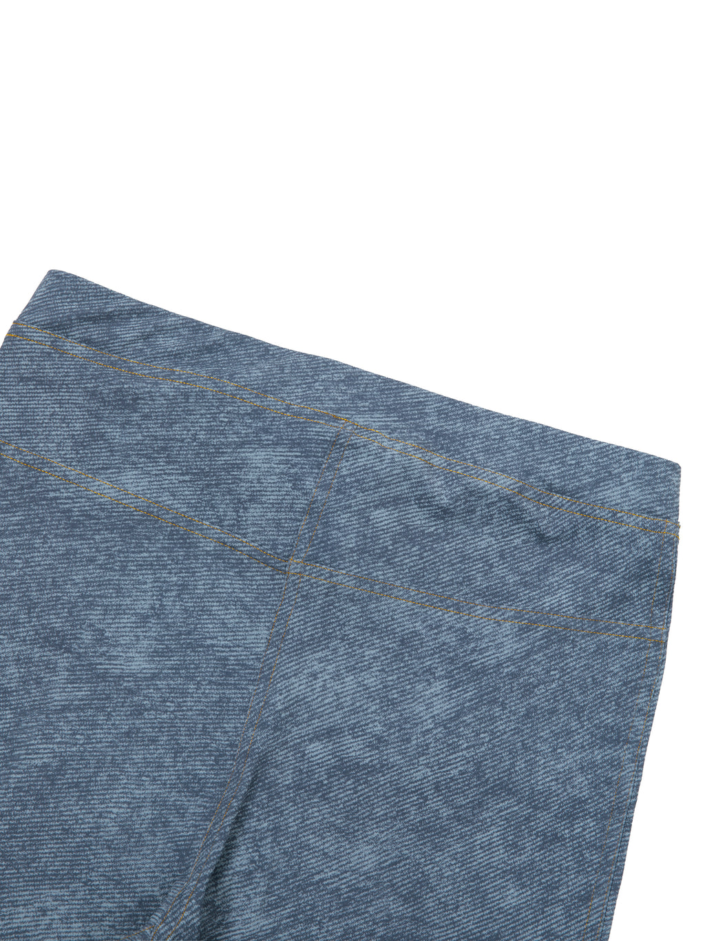 EMPIRE Faux Denim Zip-Fly Leggings — Premium Women's Streetwear