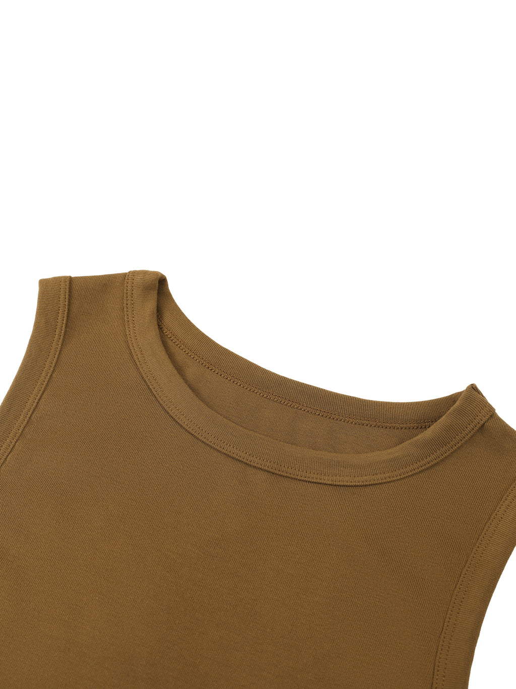 EMPIRE Tight Crewneck Crop Tank Top — Second Skin