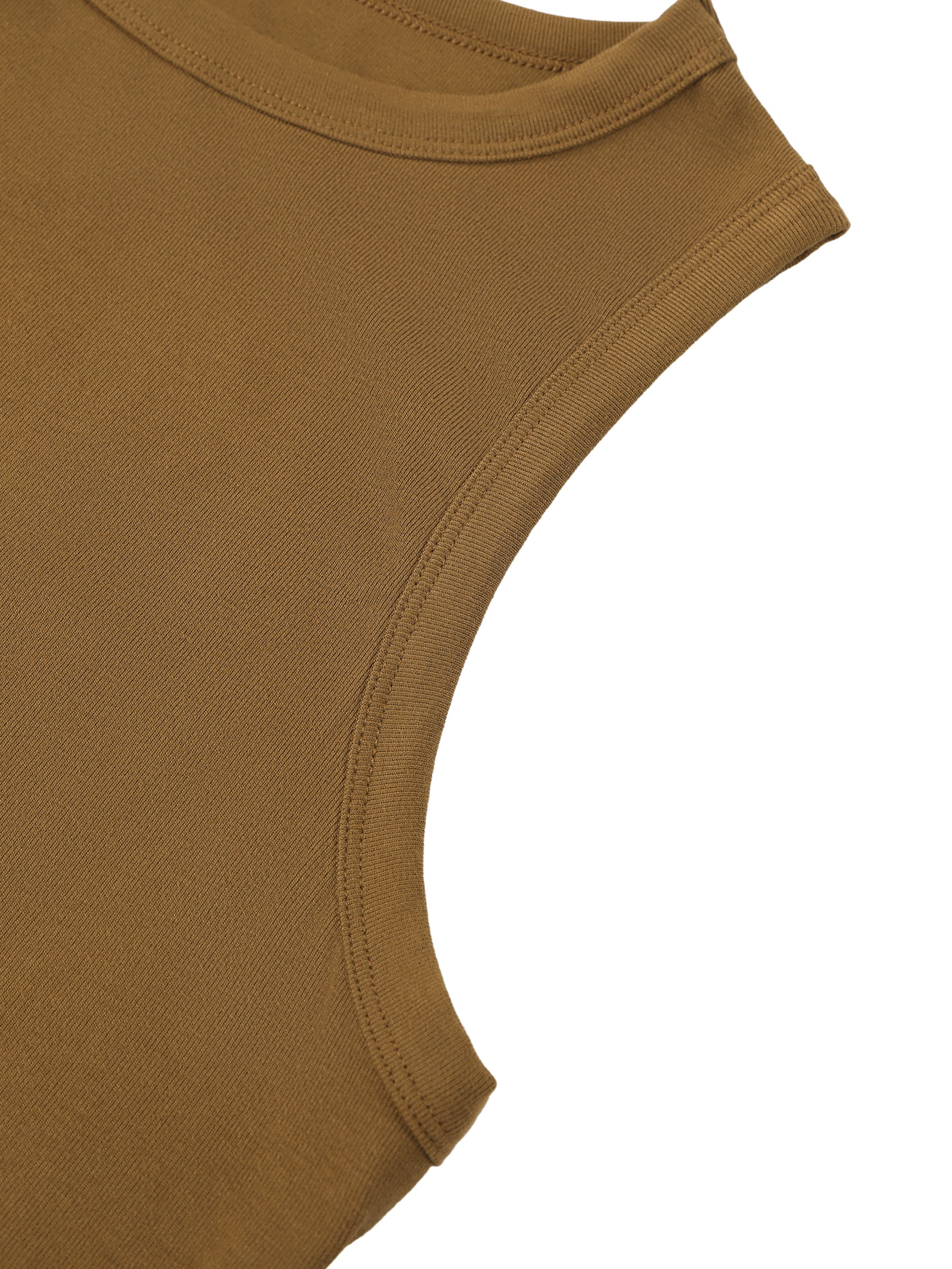 EMPIRE Tight Crewneck Crop Tank Top — Second Skin