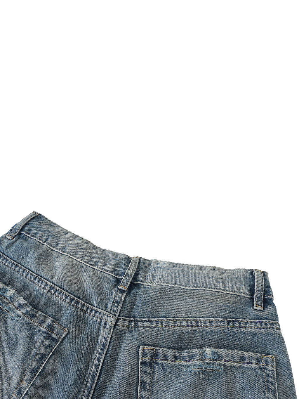 EMPIRE Distressed Barrel Leg Jeans — Controlled Chaos