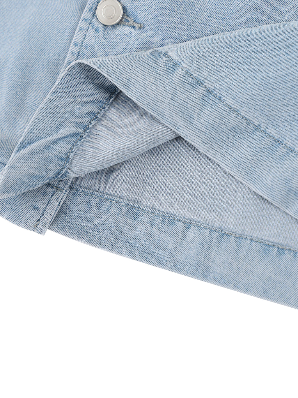 EMPIRE Vintage Wash Boxy Cropped Shirt — Effortless Edge