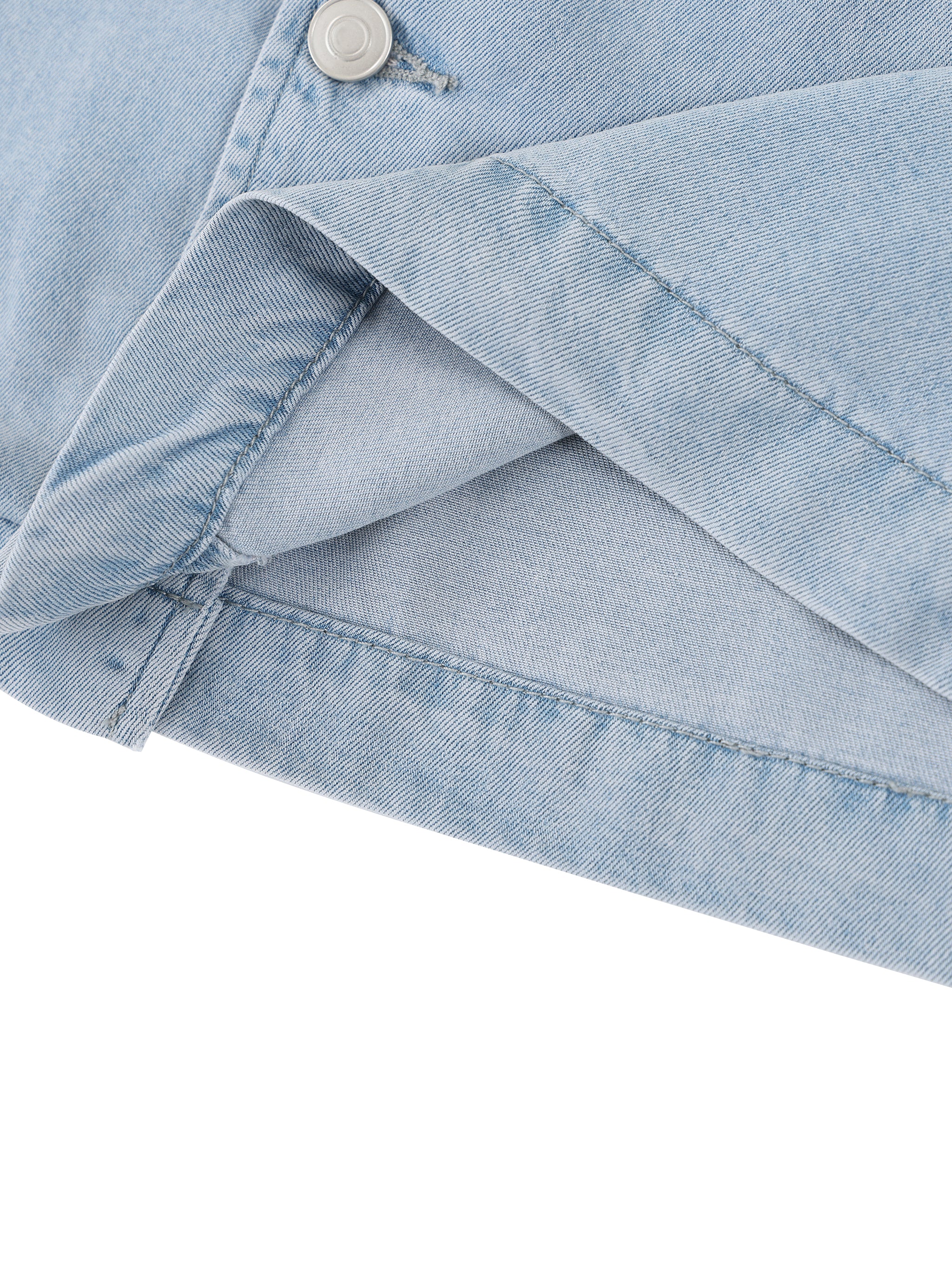 EMPIRE Vintage Wash Boxy Cropped Shirt — Effortless Edge