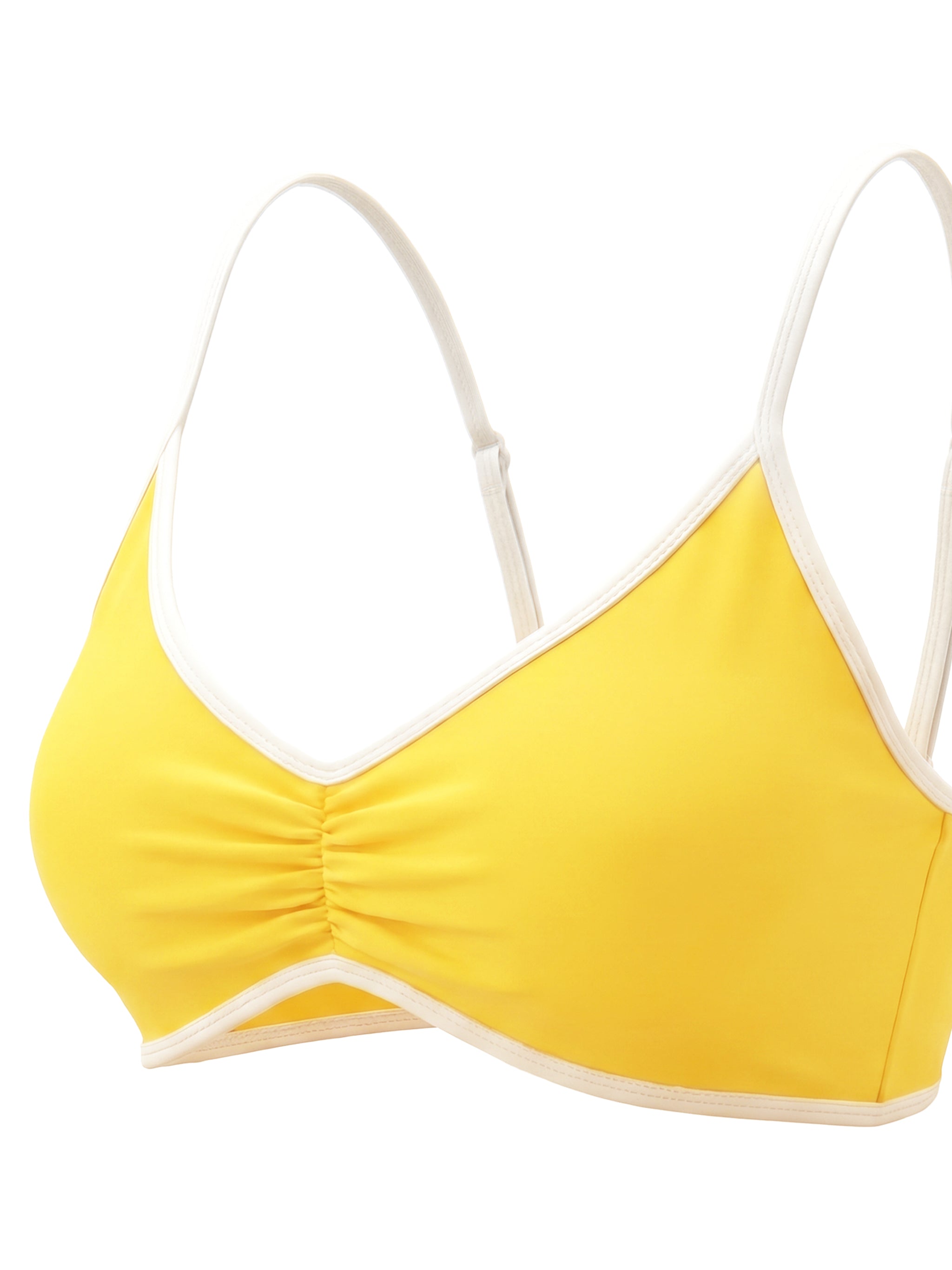 EMPIRE Color Block Ruched Sports Bra — Sculpted Power