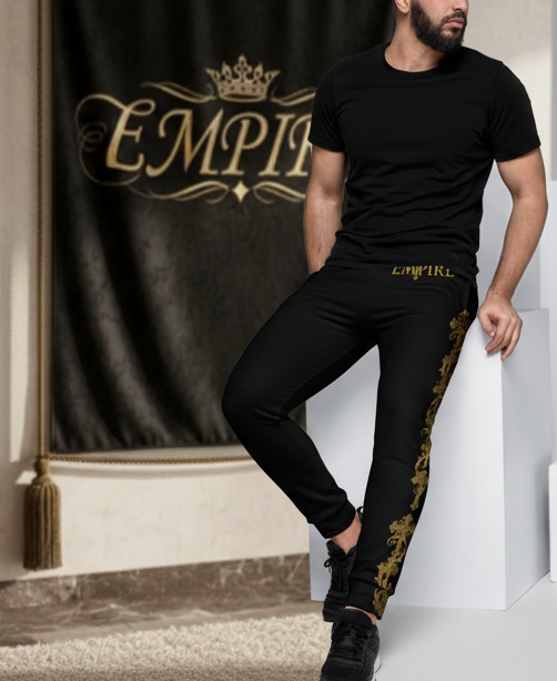 Jogger homme 2 - appuyé contre cube