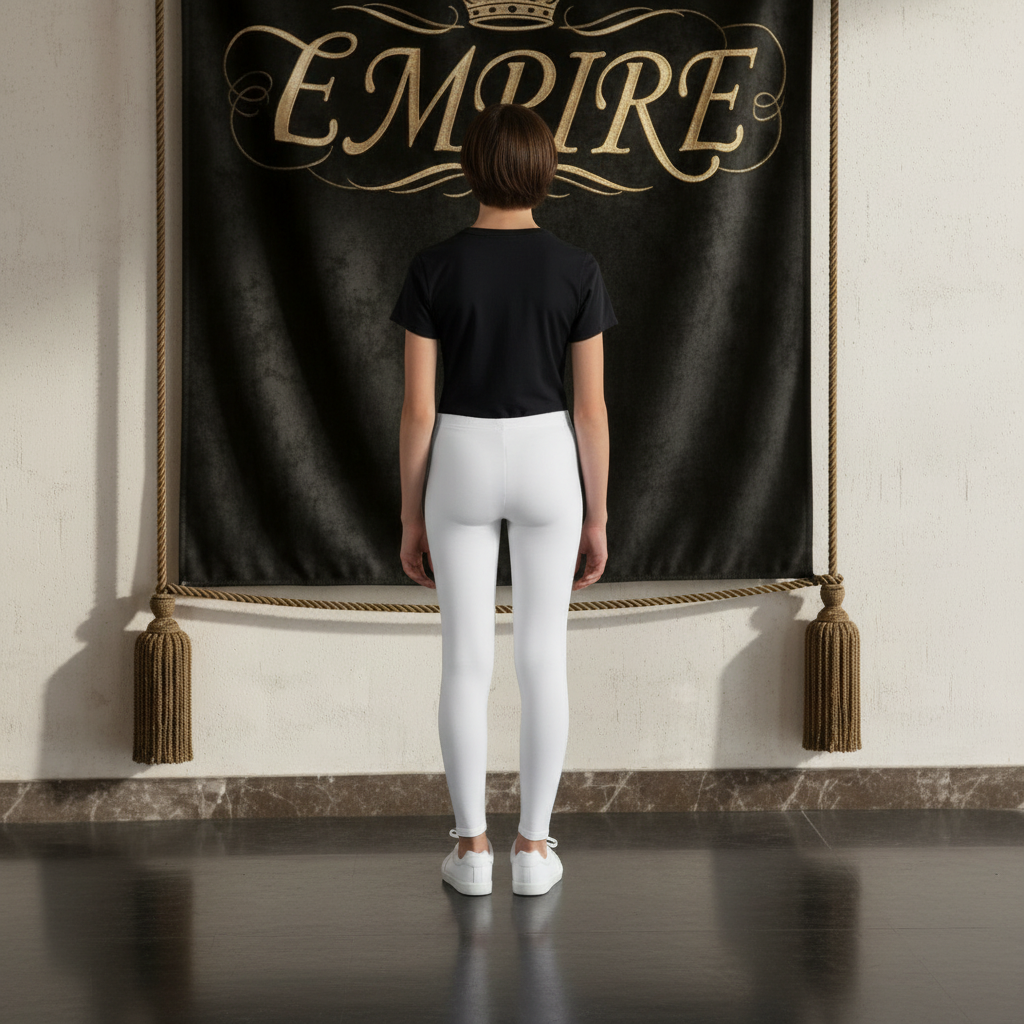 Legging blanc céleste - Vue de dos