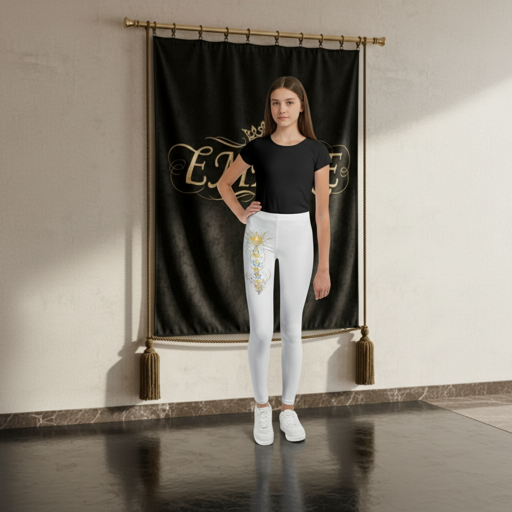 Legging blanc céleste - Vue de face