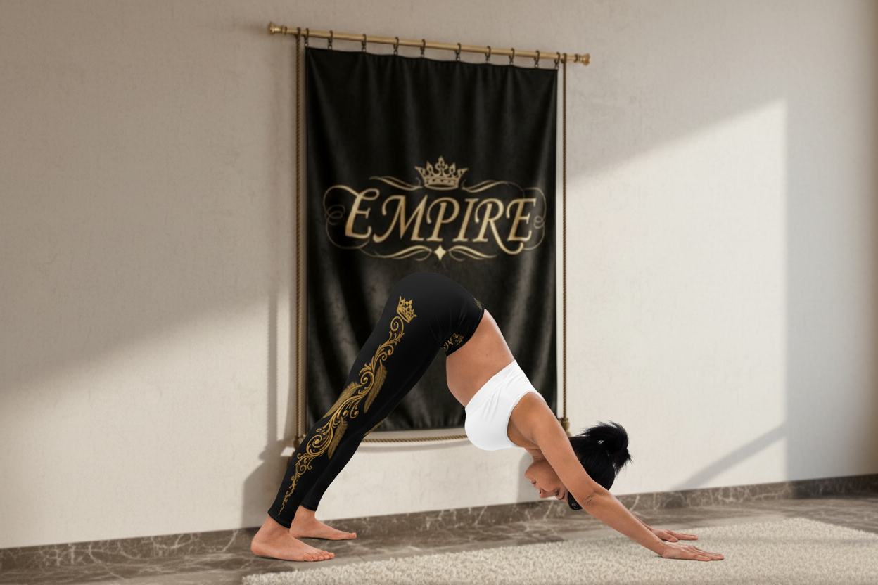 Legging femme - pose chien tête en bas