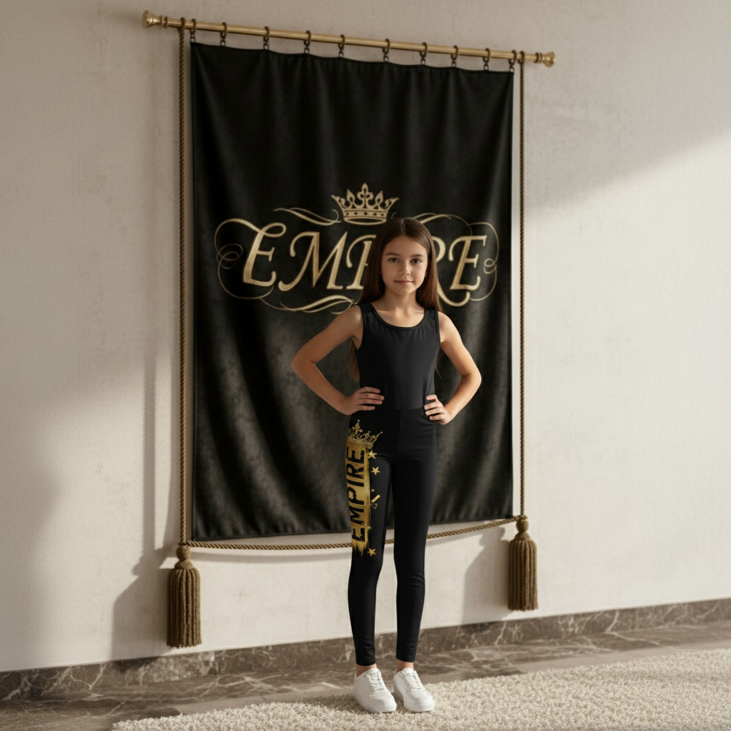 Legging fille noir EMPIRE 8-14 ans