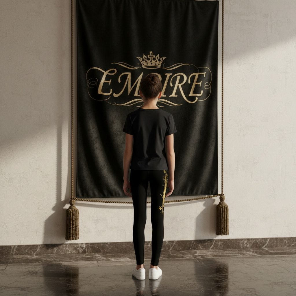 Legging noir EMPIRE - Vue de dos