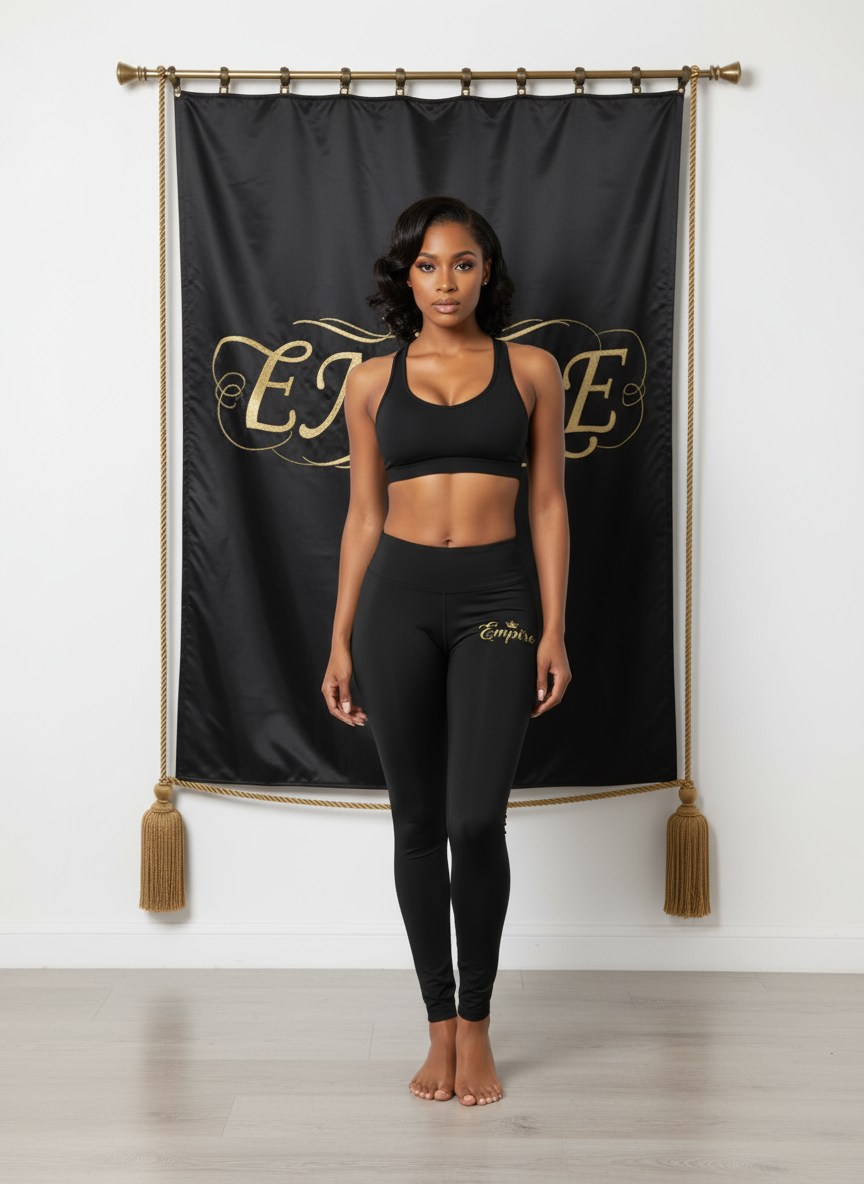Legging noir EMPIRE vue de face