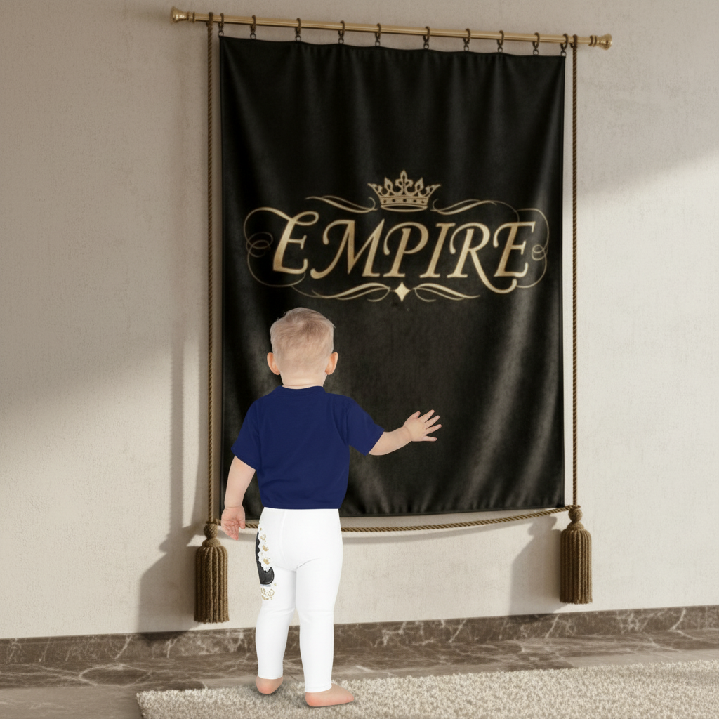 Leggings garçon blanc EMPIRE - Vue de dos