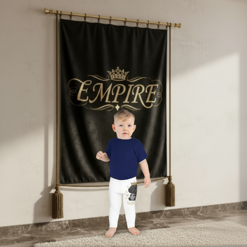 Leggings garçon blanc EMPIRE - Vue de face