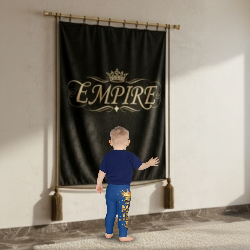 Leggings garçon bleu EMPIRE - Vue de dos