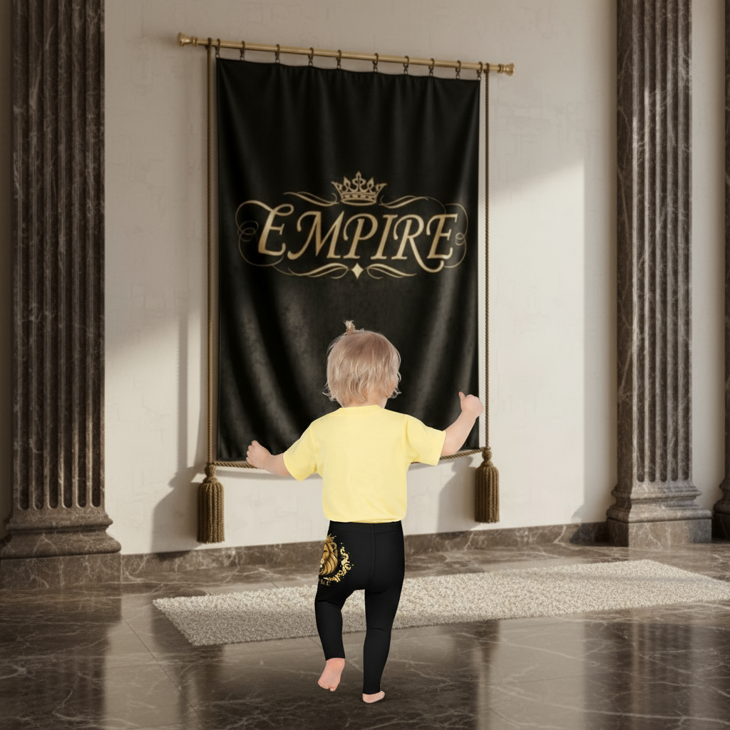 Leggings garçon noir EMPIRE - Vue de dos