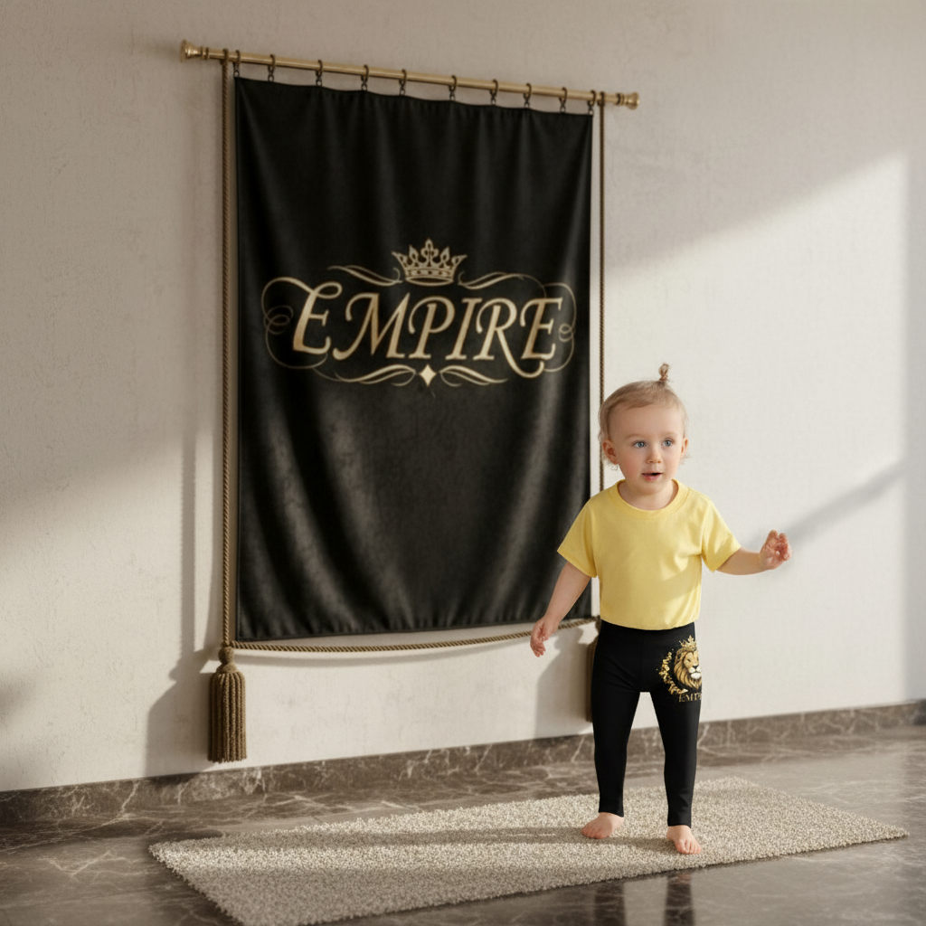 Leggings garçon noir EMPIRE - Vue de face