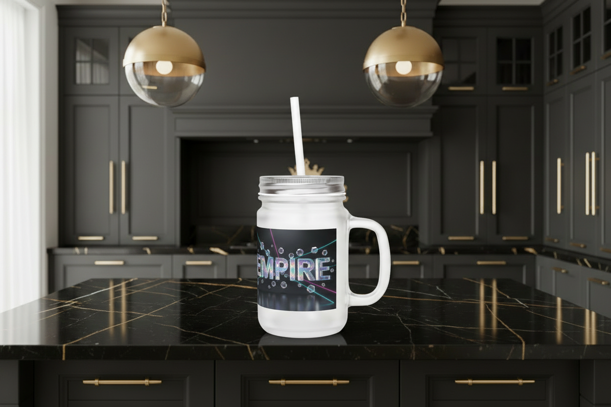 Mason Jar Empire holographique lasers - Mockup 3