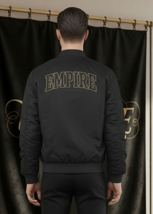 Mockup dos Bomber Jacket avec logo