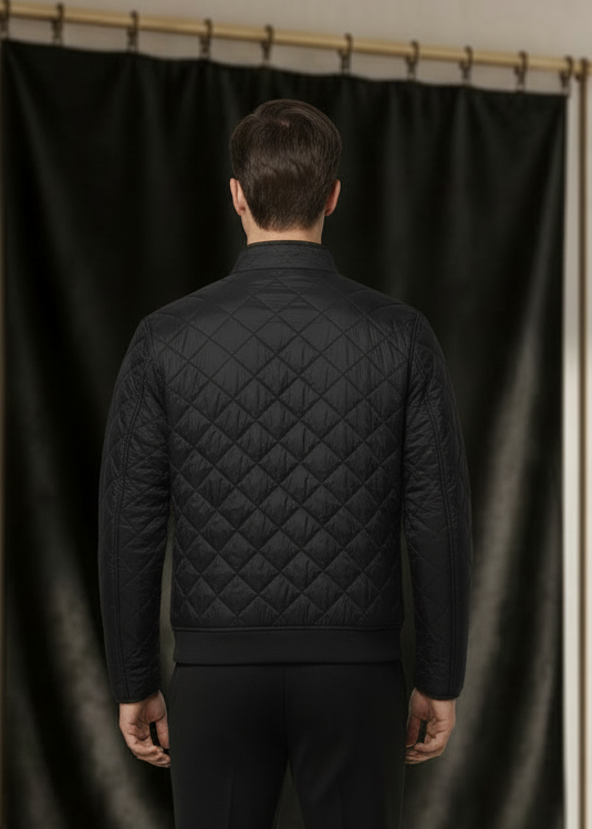 Mockup dos Quilted Full Zip Jacket