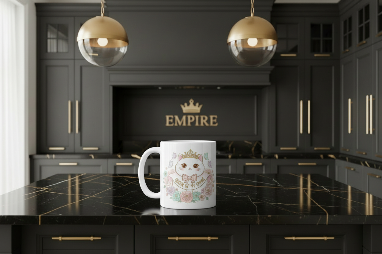 Mug Queen of My Empire - Mockup 1