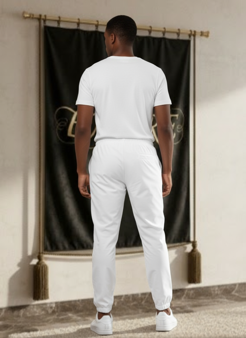 Pantalon blanc EMPIRE homme vue de dos