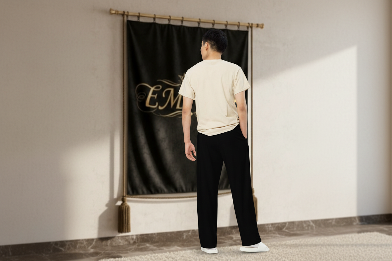 Pantalon homme - vue de dos