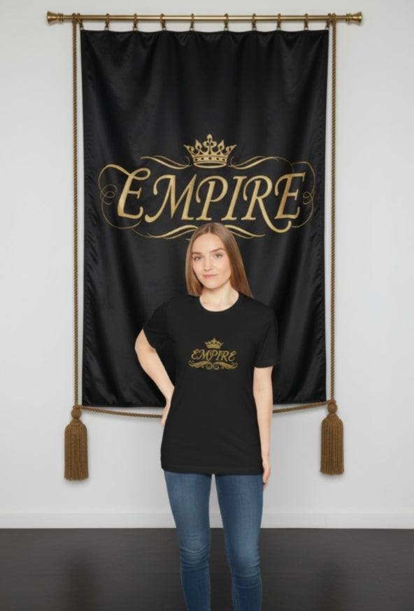 EMPIRE Crown Heavy Cotton Tee — Premium Women's T-Shirt