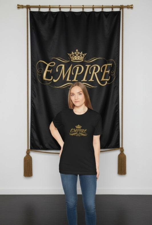 EMPIRE Crown Heavy Cotton Tee — Premium Women's T-Shirt
