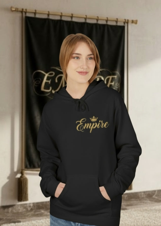 EMPIRE Crown Rose Hoodie — Elegant Women's Premium Hoodie