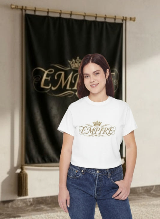 EMPIRE Crown Heavy Cotton Tee — Premium Women's T-Shirt