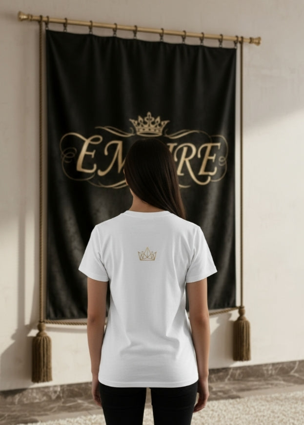 EMPIRE Crown Heavy Cotton Tee — Premium Women's T-Shirt