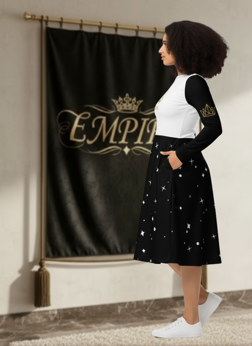 Robe EMPIRE femme - Vue de profil