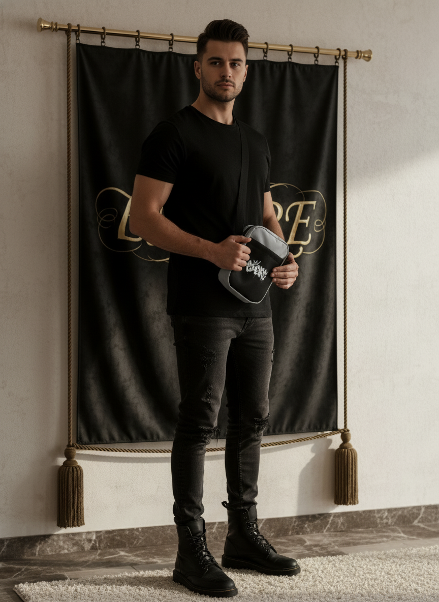 Sac bandoulière EMPIRE homme - Vue de face