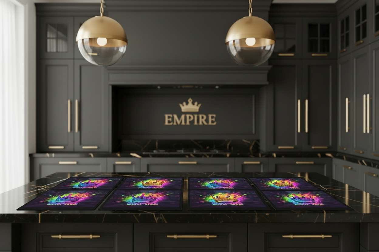 Set de table Empire arc-en-ciel - Mockup 3