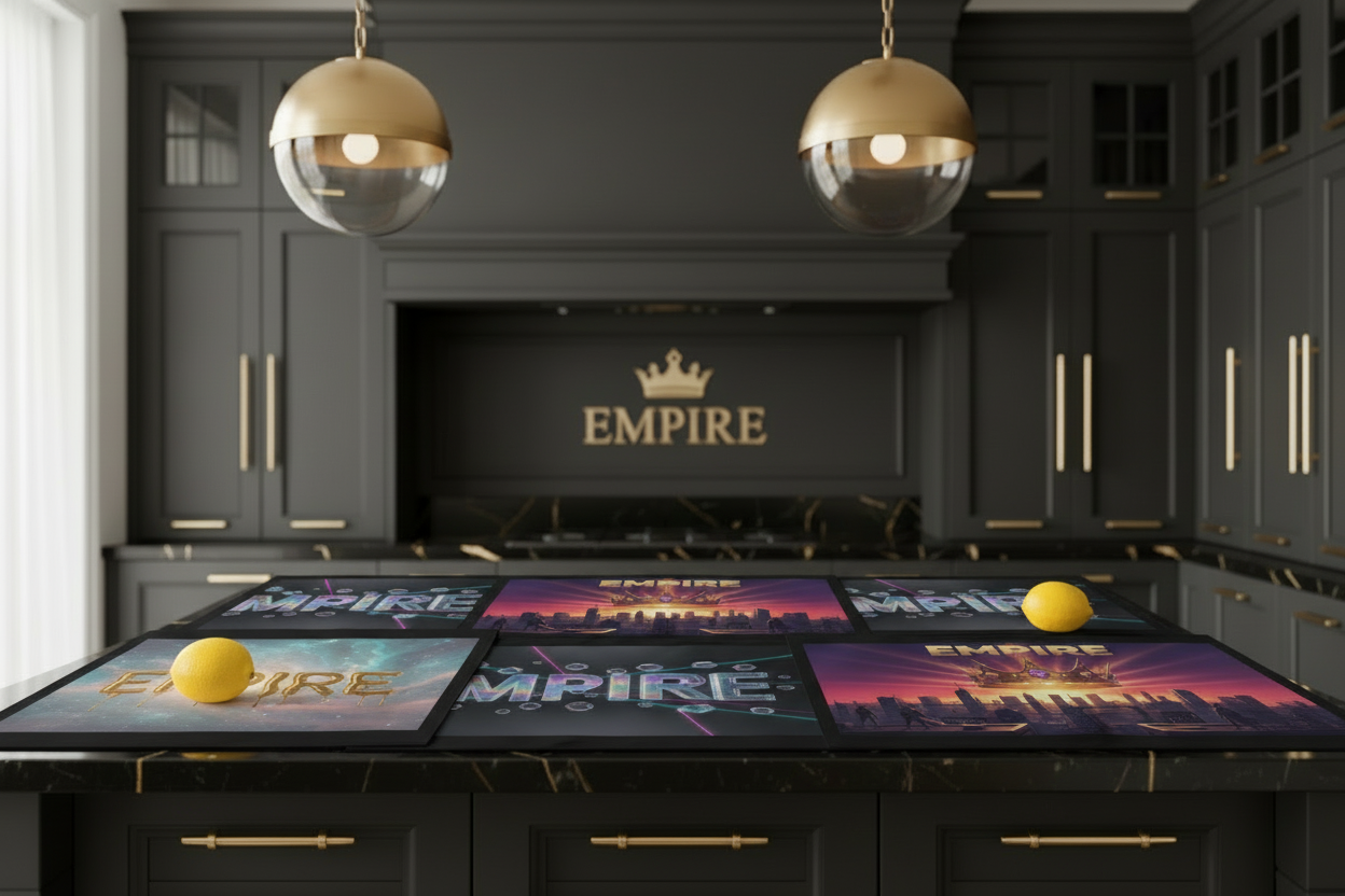 Set de table Empire artistique - Mockup 2