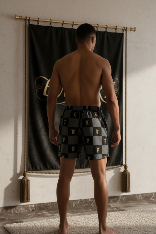 Short Damier Empire - Dos