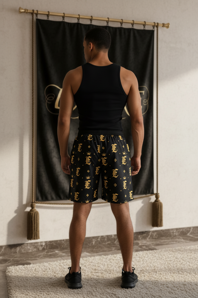 Short "E" Couronne Or Empire - Dos