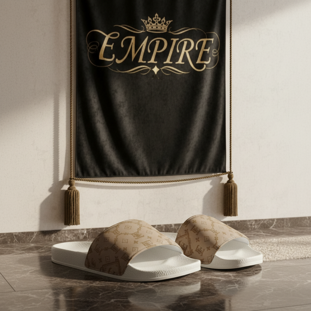 Slides Beige Monogramme Empire - 3/4