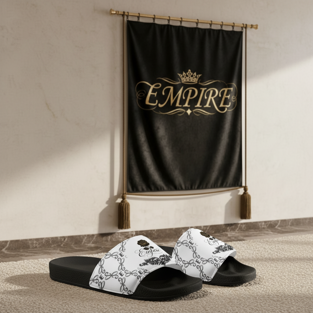 Slides Monogramme Rose Empire - 3/4