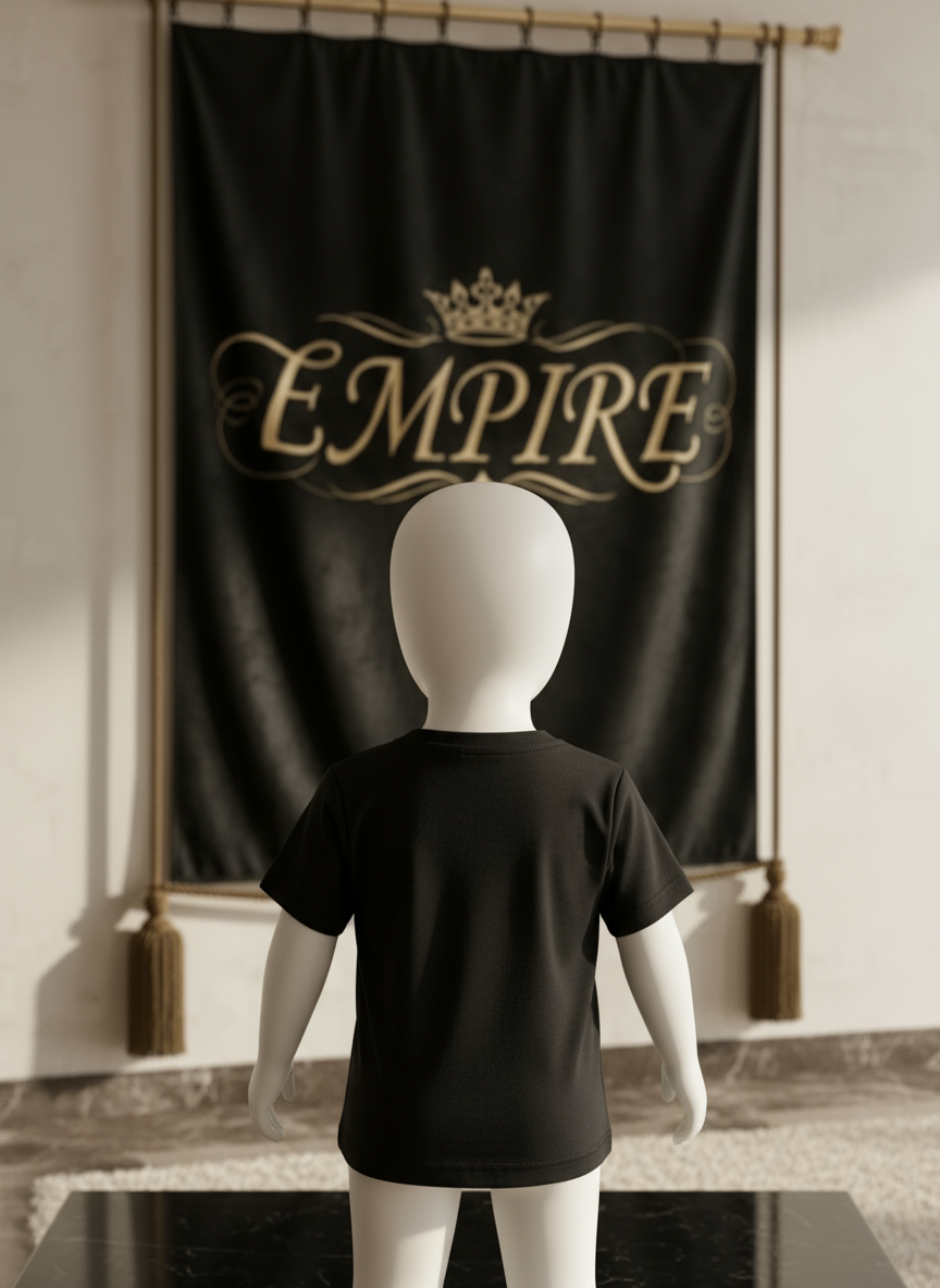 T-shirt bébé fille tiare EMPIRE - Vue de dos