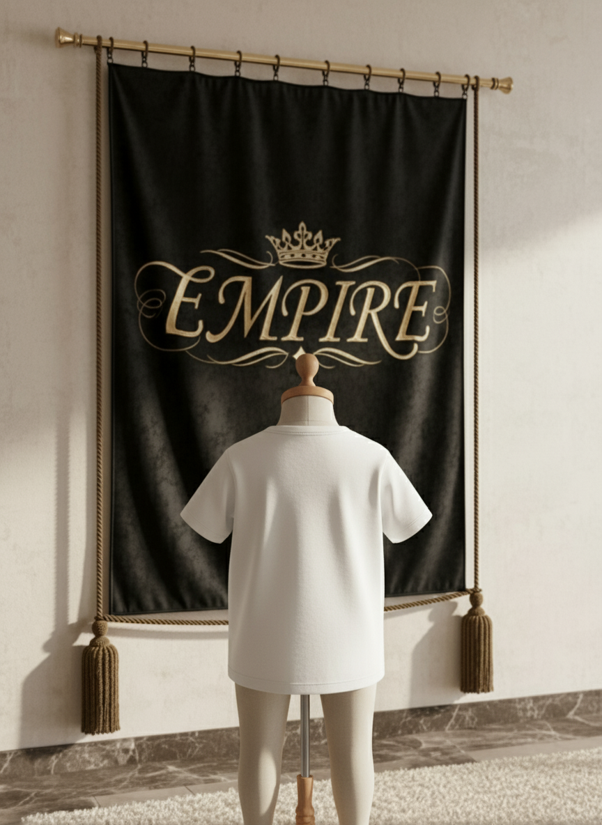 T-shirt bébé garçon Born to Rule EMPIRE - Vue de dos