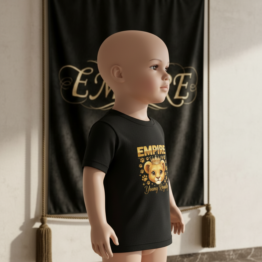 T-shirt bébé garçon EMPIRE Young Royalty - Vue de profil